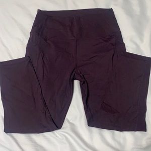 Zyia leggings purple. Size 8-10.